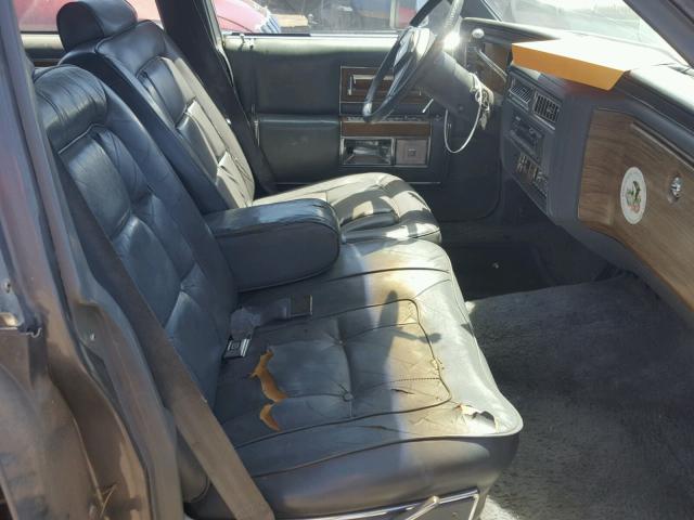 1G6DW6980F9715668 - 1985 CADILLAC FLEETWOOD GRAY photo 5