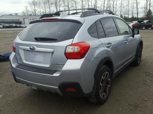 JF2GPAKC3HH266733 - 2017 SUBARU CROSSTREK SILVER photo 4