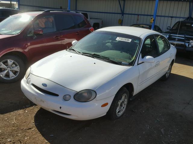 1FALP52U0VA192808 - 1997 FORD TAURUS GL WHITE photo 2