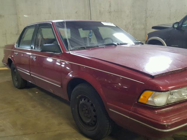 1G4AG55M9R6409340 - 1994 BUICK CENTURY SP RED photo 1