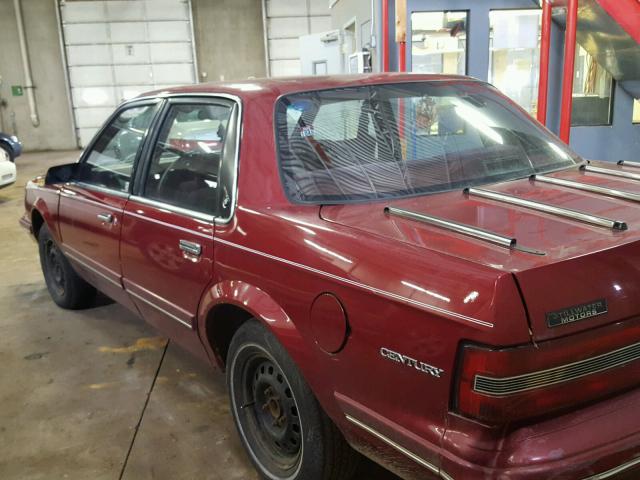 1G4AG55M9R6409340 - 1994 BUICK CENTURY SP RED photo 3