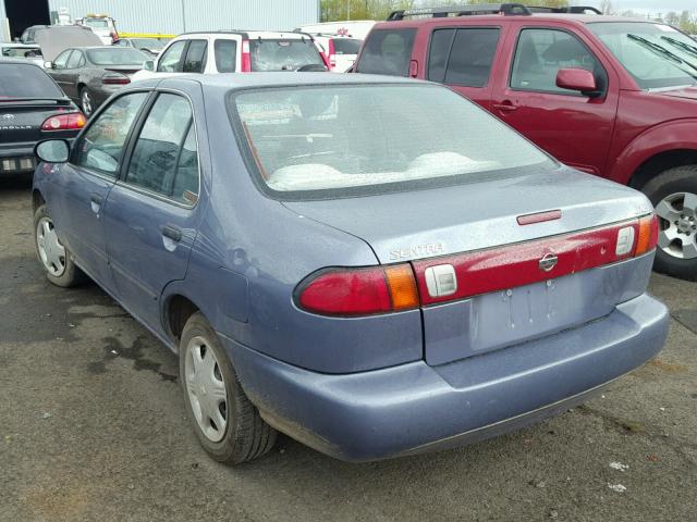 1N4AB41D0WC707202 - 1998 NISSAN SENTRA E BLUE photo 3