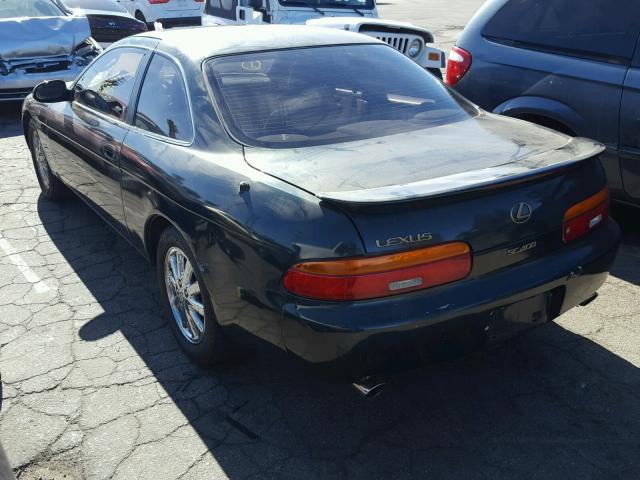 JT8UZ30C6N0023405 - 1992 LEXUS SC 400 GREEN photo 3