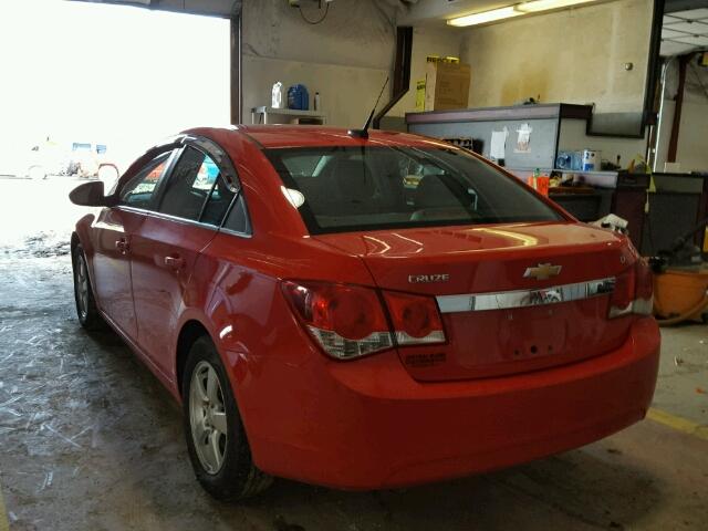 1G1PC5SB1E7364386 - 2014 CHEVROLET CRUZE LT RED photo 3