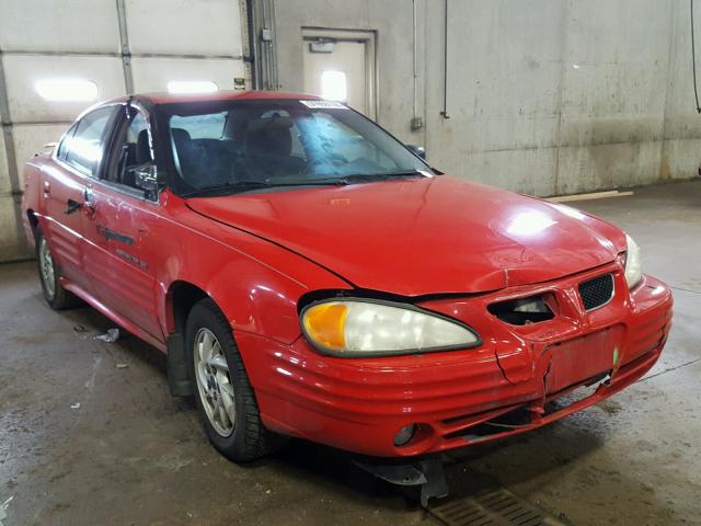 1G2NF52T31M646012 - 2001 PONTIAC GRAND AM S წითელი ფოტო 1