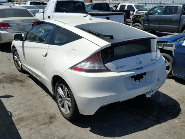 JHMZF1D65BS003945 - 2011 HONDA CR-Z EX CREAM photo 3