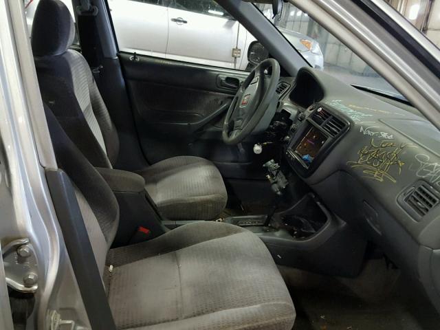 2HGEJ6611XH545167 - 1999 HONDA CIVIC BASE GRAY photo 5