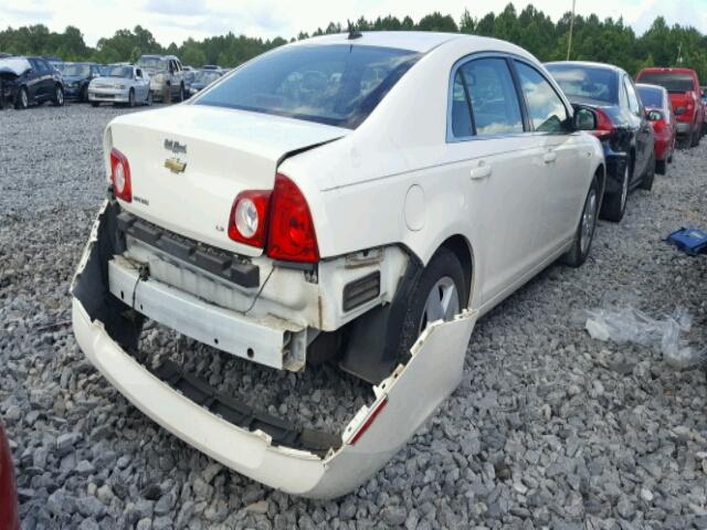 1G1ZG57B98F178935 - 2008 CHEVROLET MALIBU WHITE photo 4