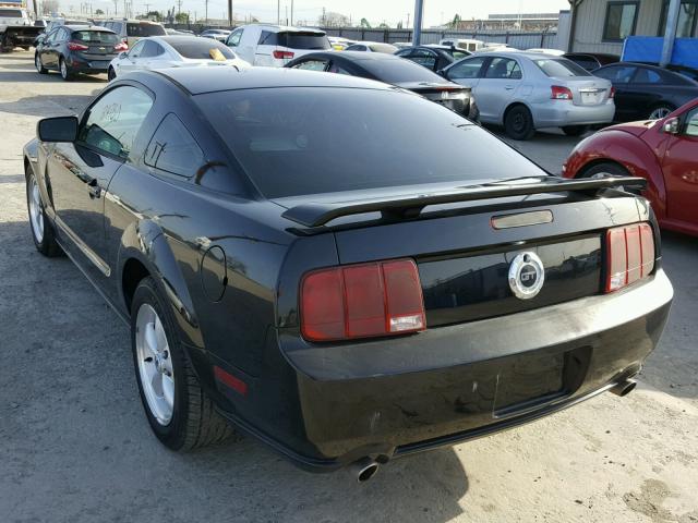 1ZVHT82H395116446 - 2009 FORD MUSTANG GT BLACK photo 3