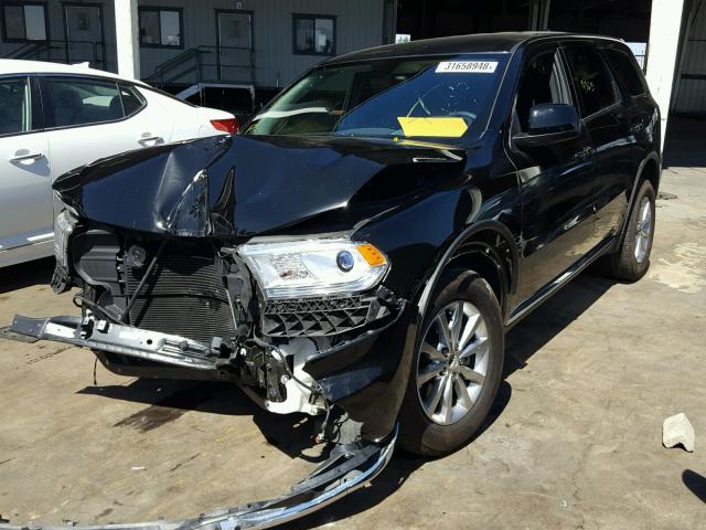 1C4RDHAGXHC669716 - 2017 DODGE DURANGO SX BLACK photo 2