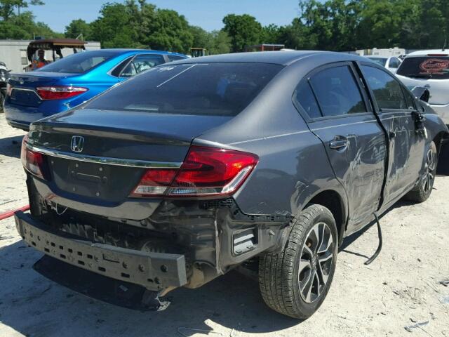 2HGFB2F94DH524504 - 2013 HONDA CIVIC EXL GRAY photo 4