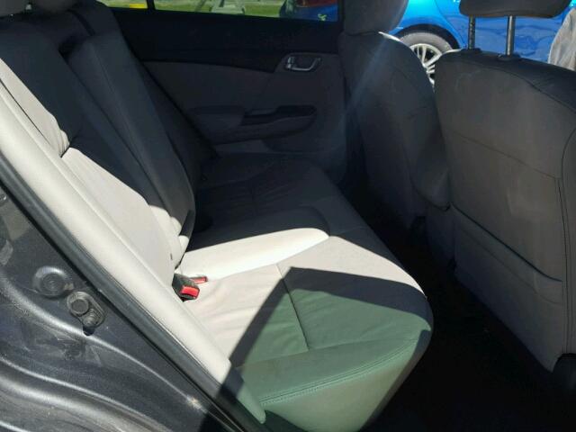2HGFB2F94DH524504 - 2013 HONDA CIVIC EXL GRAY photo 6