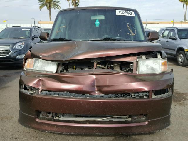 JTLKT324664119890 - 2006 TOYOTA SCION XB BROWN photo 9