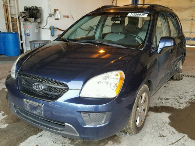 KNAFG526177068505 - 2007 KIA RONDO LX BLUE photo 2