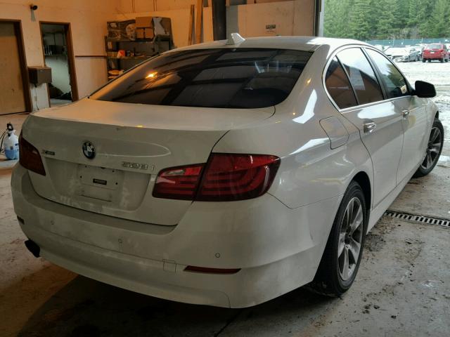 WBAXH5C53DDW13978 - 2013 BMW 528 XI WHITE photo 4