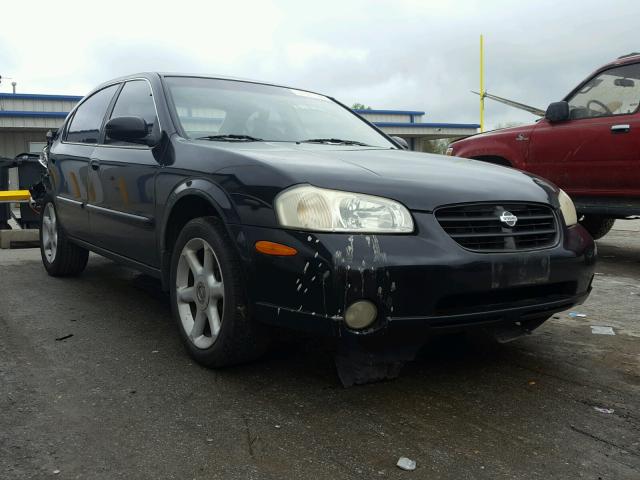 JN1CA31D01T829361 - 2001 NISSAN MAXIMA GXE BLACK photo 1