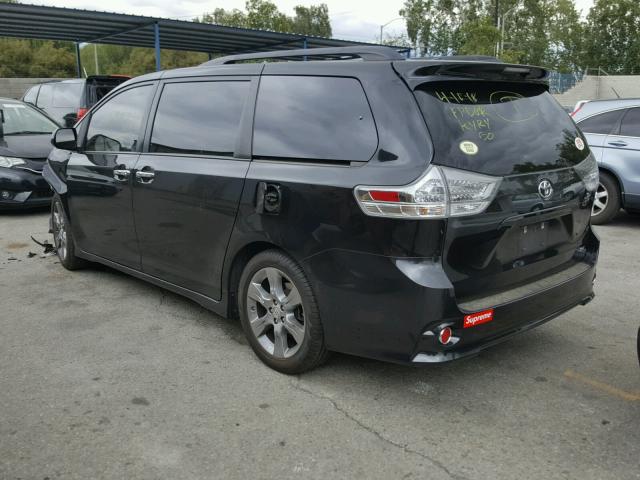 5TDXK3DC0ES516006 - 2014 TOYOTA SIENNA SPO BLACK photo 3