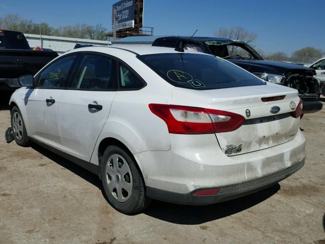 1FADP3E20DL373154 - 2013 FORD FOCUS S WHITE photo 3