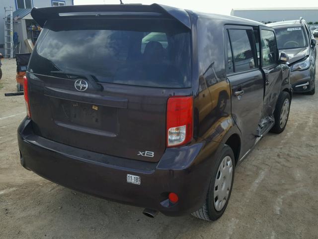 JTLZE4FE2CJ000748 - 2012 TOYOTA SCION XB 栗色 照片 4