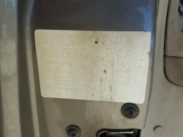 3GNDA13D56S514941 - 2006 CHEVROLET HHR LS GRAY photo 10