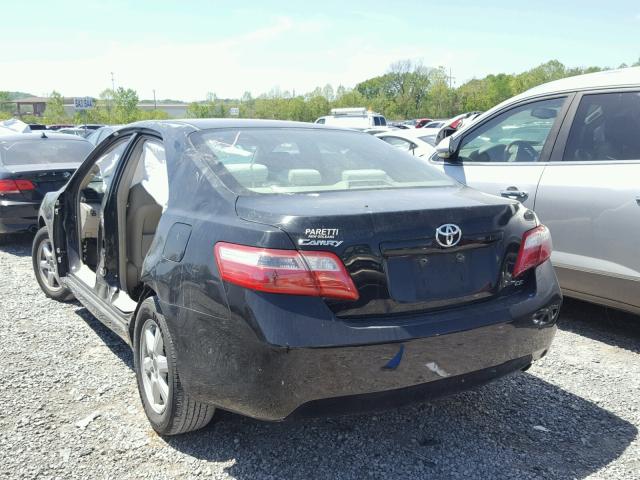 4T4BE46K37R005353 - 2007 TOYOTA CAMRY NEW BLACK photo 3