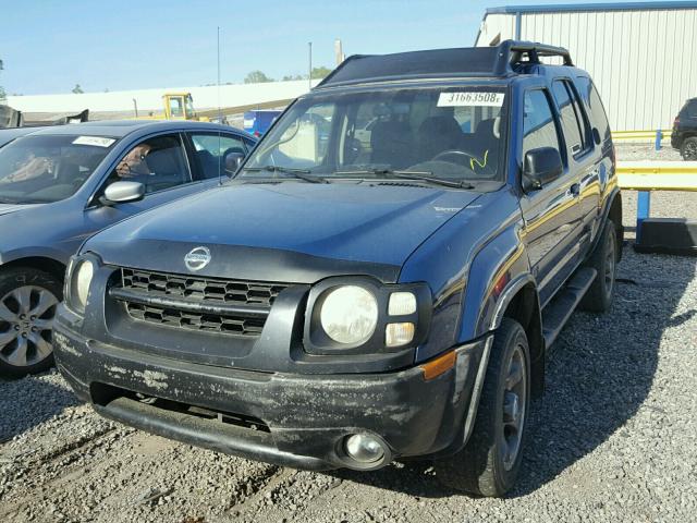 5N1MD28TX3C697661 - 2003 NISSAN XTERRA SE BLUE photo 2