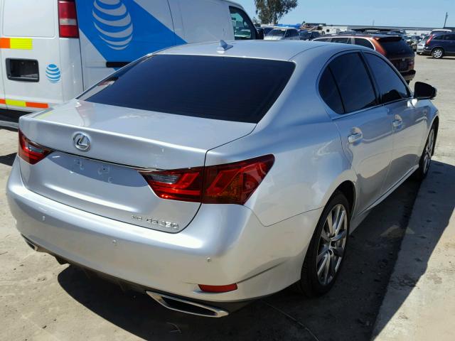 JTHCE1BL0D5005394 - 2013 LEXUS GS 350 SILVER photo 4