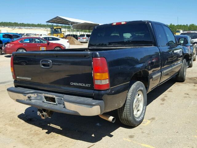 2GCEC19T621378301 - 2002 CHEVROLET SILVERADO BLACK photo 4