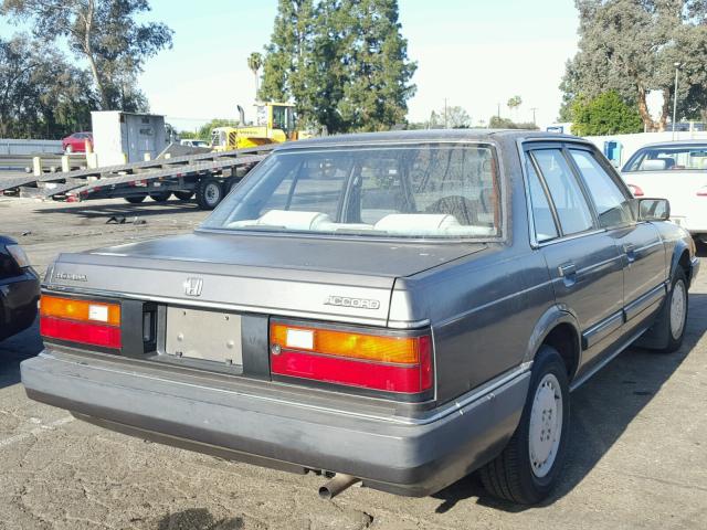 JHMAD742XFC087666 - 1985 HONDA ACCORD 180 GRAY photo 4