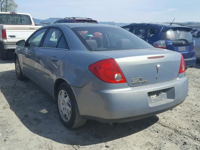 1G2ZF57B784171153 - 2008 PONTIAC G6 VALUE L GRAY photo 3