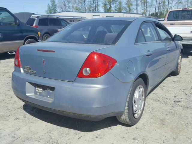 1G2ZF57B784171153 - 2008 PONTIAC G6 VALUE L GRAY photo 4