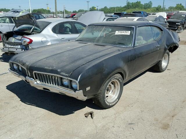 342879M336588 - 1969 OLDSMOBILE CUT SUPREM BLACK photo 2