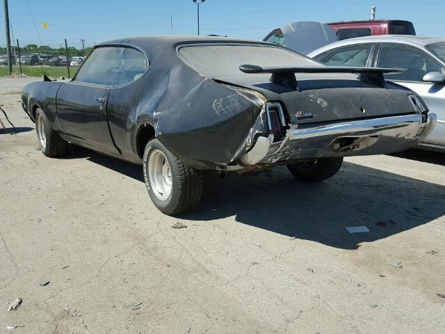 342879M336588 - 1969 OLDSMOBILE CUT SUPREM BLACK photo 3