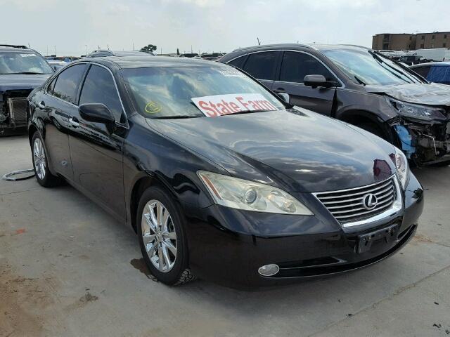 JTHBJ46G382221723 - 2008 LEXUS ES 350 BLACK photo 1