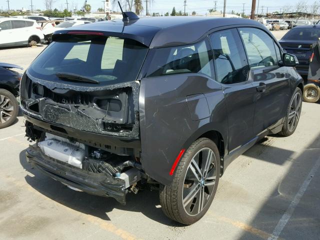 WBY1Z4C53EV272883 - 2014 BMW I3 REX GRAY photo 4