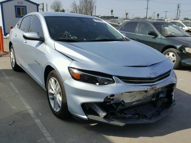 1G1ZD5ST0JF108643 - 2018 CHEVROLET MALIBU LT BLUE photo 1