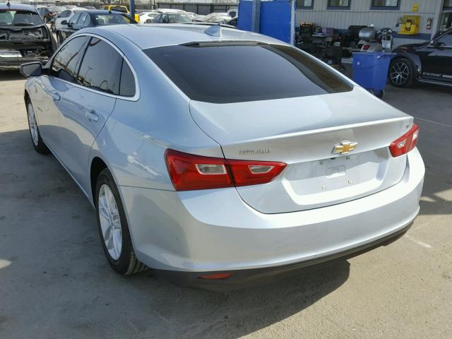 1G1ZD5ST0JF108643 - 2018 CHEVROLET MALIBU LT BLUE photo 3