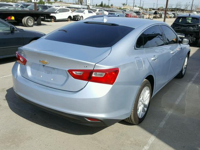 1G1ZD5ST0JF108643 - 2018 CHEVROLET MALIBU LT BLUE photo 4