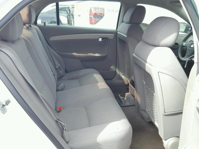 1G1ZG57BX9F256155 - 2009 CHEVROLET MALIBU LS თეთრი ფოტო 6