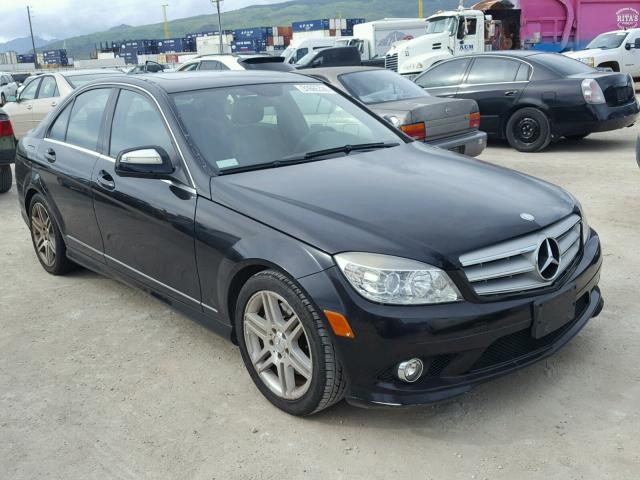 WDDGF56XX8F170122 - 2008 MERCEDES-BENZ C 350 BLACK photo 1