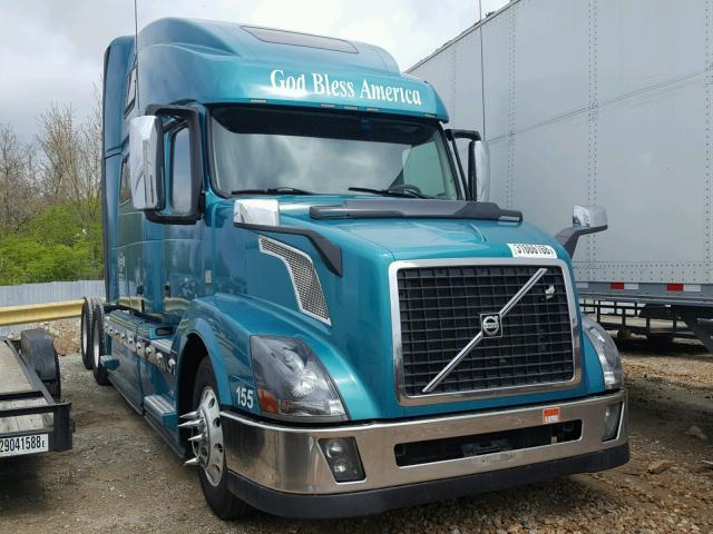 4V4NC9EJ3FN186636 - 2015 VOLVO VN VNL GREEN photo 1