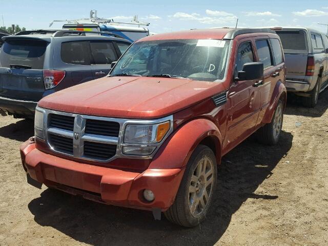 1D8GU58K67W636906 - 2007 DODGE NITRO SLT RED photo 2