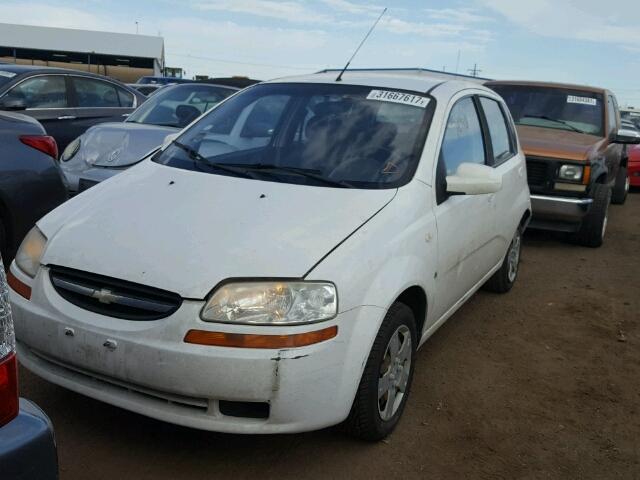 KL1TD66678B087595 - 2008 CHEVROLET AVEO/LS WHITE photo 2