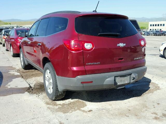 1GNER23D09S176657 - 2009 CHEVROLET TRAVERSE L RED photo 3