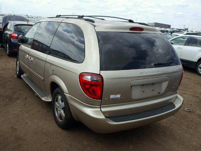 2D8GP44L76R886517 - 2006 DODGE GRAND CARA BEIGE photo 3