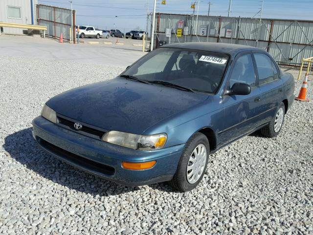 2T1AE09B4SC128227 - 1995 TOYOTA COROLLA LE GREEN photo 2