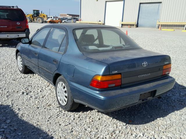 2T1AE09B4SC128227 - 1995 TOYOTA COROLLA LE GREEN photo 3