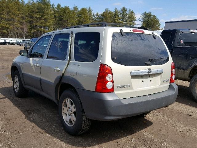 4F2YZ92Z76KM11921 - 2006 MAZDA TRIBUTE I TAN photo 3