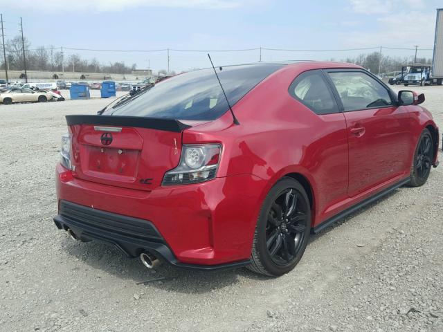 JTKJF5C75GJ025661 - 2016 TOYOTA SCION TC 栗色 照片 4