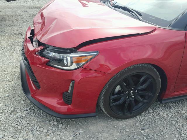 JTKJF5C75GJ025661 - 2016 TOYOTA SCION TC 栗色 照片 9